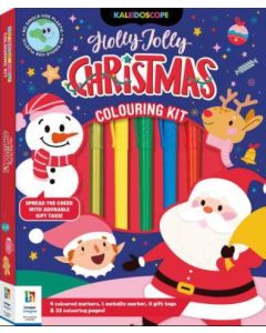 Kaleidoscope Holly Jolly Christmas Colouring Kit 