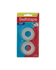 Gift Tape Roll 2 Pack 18mmx25m (Order in Multiples of 8)