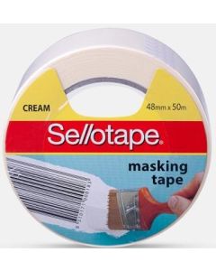 Sellotape Masking Tape 48mm x 50m (Min Order Qty 4)