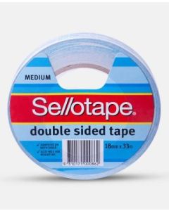 Sellotape Double-Sided Tape 18mmx33m (Medium) (Min Order Qty: 6)