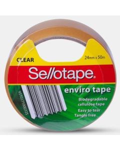 Sellotape Enviro Tape - 24mm x 50m  (Min Order Qty 6)