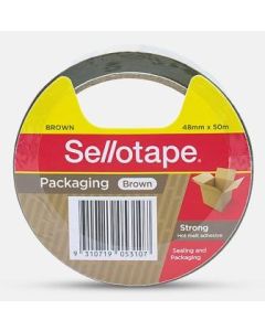 Sello Packing Tape 48mmx50m Brown (Min Order Qty 5) 