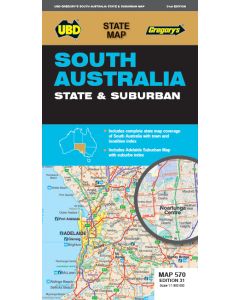 Map South Australia State & Suburban #570 31st Edition  UBD/Gregory's (Min Ord Qty 2) 