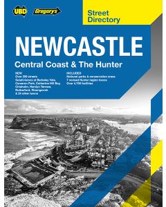 Newcastle Central Coast & The Hunter Street Directory 10th Edition  UBD/Gregory's (Min Order Qty: 1)  