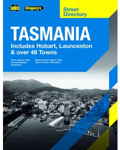 Tasmania Street Directory 23rd Edition UBD/Gregory's (Min Order Qty: 1)