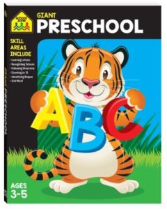 School Zone Giant Workbook Preschool Ages 3-5 (Min order Qty 3)