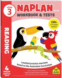 Year 3 NAPLAN style Reading Workbook and Tests (Min Ord Qty 2) 