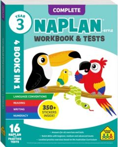 Year 3 NAPLAN-style Complete Workbook and Tests (Min Ord Qty 2)
