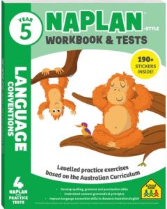Year 5 NAPLAN style Language Conventions Workbook and Tests (Min Ord Qty 2) 