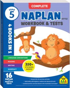 Year 5 NAPLAN Style Complete Workbook and Tests (Min Ord Qty 2) 