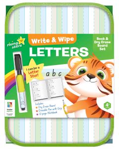 School Zone Write and Wipe Rising Stars Alphabet Fun Kit (Min Ord Qty 2)