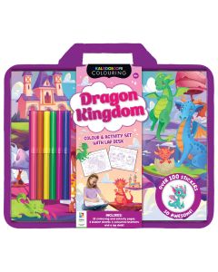 Dragon Kingdom Colouring Set with Lap Desk