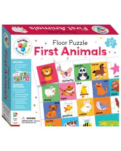 Building Blocks Floor Puzzle First Animals