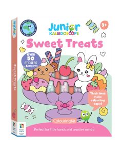 Jr Kaleidoscope Colouring Kit Sweet Treats