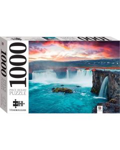Mindbogglers 1000 Piece Jigsaw Puzzle Godafoss Waterfall Iceland (Min Ord Qty 3)