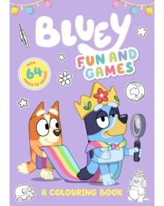 Bluey - Fun and Games Colouring (Min Order Qty 2) - 