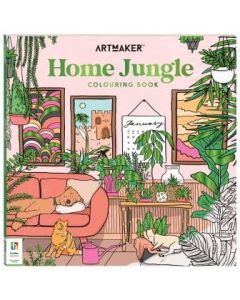 Art Maker - Home Jungle Colouring Book (Min Ord Qty 3)