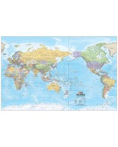 Hema World Map Laminated 1000x650mm (Min Order Qty 1)