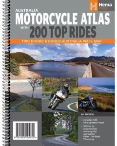 Australia Motorcycle Atlas with 200 Top Rides #6 (Reprint) Min Order Qty 1)