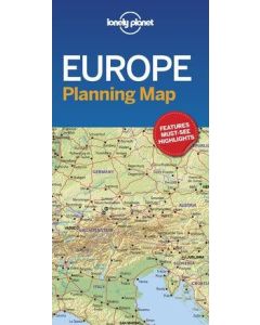 Lonely Planet Europe Planning Map (Min Order Qty 1)