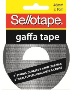 Sellotape Gaffa Tape 48mm x 10m (Min Order Qty 6)