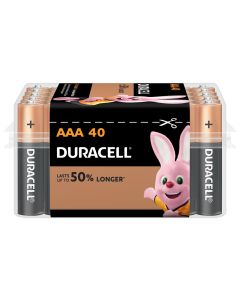 Duracell AAA 40 Pack Coppertop Batteries