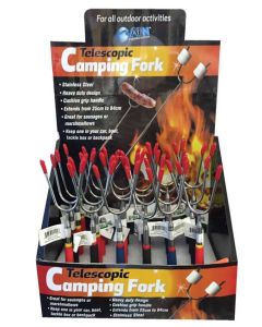 Telescopic Camping Forks Display of 24 (Min Order Qty 1)