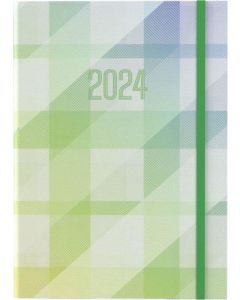 Collins Amara 2024 A5 Week to View Diary - Green Min Order Qty 1