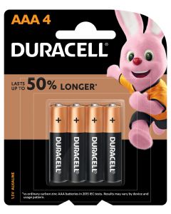 Duracell Coppertop "AAA" 4 Card Box of 12 (Min Order Qty 1) 