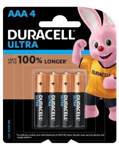 Duracell Ultra "AAA" 4 Card Box of 6 (Min Order Qty 1) 
