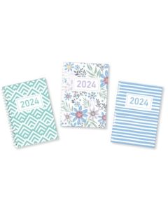 Cumberland Aspen 2024 A5 Week to View Diary Assorted (Min Order Qty: Multiples of 3) 