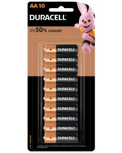 Duracell Coppertop "AA" 10 Card Box of 12 (Min Order Qty 1) 