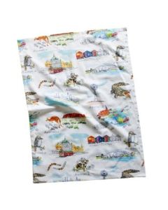 Australian Icons - Tea Towel (Min Order Qty: 2) 