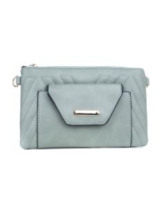 Handbag with Pocket Teal (Min Order Qty 1)