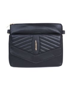 Handbag with Gold Design Black (Min Order Qty 1)