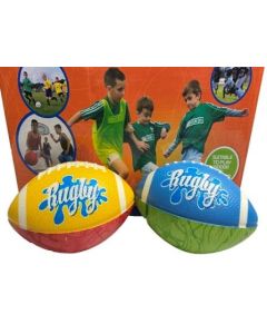 Rugby Ball Foam Display unit of 12 Assorted (Min Order Qty: 1 box)