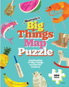 Australia's Big Things Map: 500-Piece Puzzle (Min Order Qty 1)