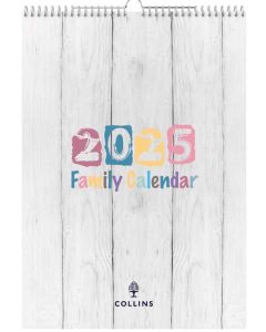 Collins 2026 Calendar Year Desktop Calendar Brighton Family Wall Calendar A3 Month to View (SPECIAL ORDER - MOQ 6) *Pre-Order Aug/Sept Delivery*
