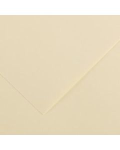 Canson Iris Vivaldi Cardboard 240gsm 50x65cm Sheets Pack of 25 - Colour 02 Cream (Min Order Qty 1)