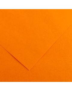 Canson Iris Vivaldi Cardboard 240gsm 50x65cm Sheets Pack of 25 - Colour 08 Clementine (Min Order Qty 1) 