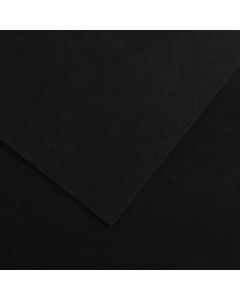Canson Iris Vivaldi Cardboard 240gsm 50x65cm Sheets Pack of 25 - Colour 38 Black (Min Order Qty 1)