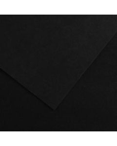 Canson Iris Vivaldi Cardboard 240gsm 50x65cm Sheets Pack of 25 - Colour 38 Black (Min Order Qty 1)