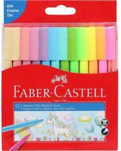 Faber Castell Pastel Connector Pens Pack of 12 (Min Order Qty 2)