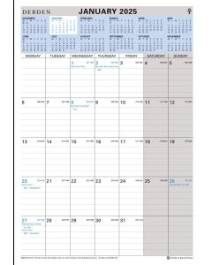 Collins 2026 Calendar Year 12 Month A4 Wiro Calendar 297x210mm (SPECIAL ORDER - MOQ 5) *Pre-Order Aug/Sept Delivery*