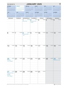 Collins 2026 Calendar Year 12 Month Wiro Calendar 577x394mm (SPECIAL ORDER - MOQ 5) *Pre-Order Aug/Sept Delivery*