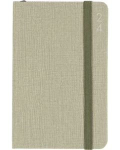 Collins Designer Pocket-sized 2024 Week to View Diary - Green (Min Order Qty: 5) 