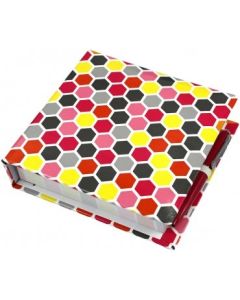 Memo Block 14x14cm Geometric Assorted (Min Order Qty: 2)