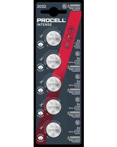 Battery Procell Intense #2032 Card of 5 (Min Order Qty: 1)