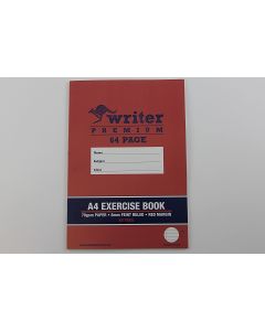 Writer Exercise Book A4 8mm 64 Page (Min Order Qty: 5)
