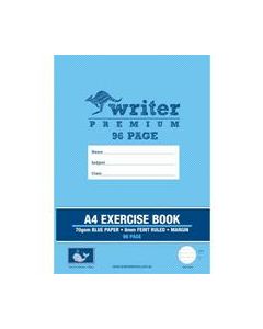 Writer Exercise Book A4 8mm 96 Page (Min Order Qty: 5)
